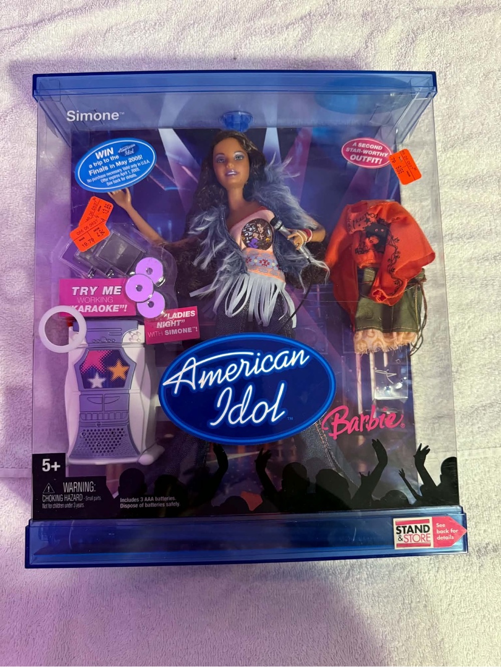 Barbie American Idol Simone Doll Karaoke "Ladies Night" 2004 Mattel Vintage New